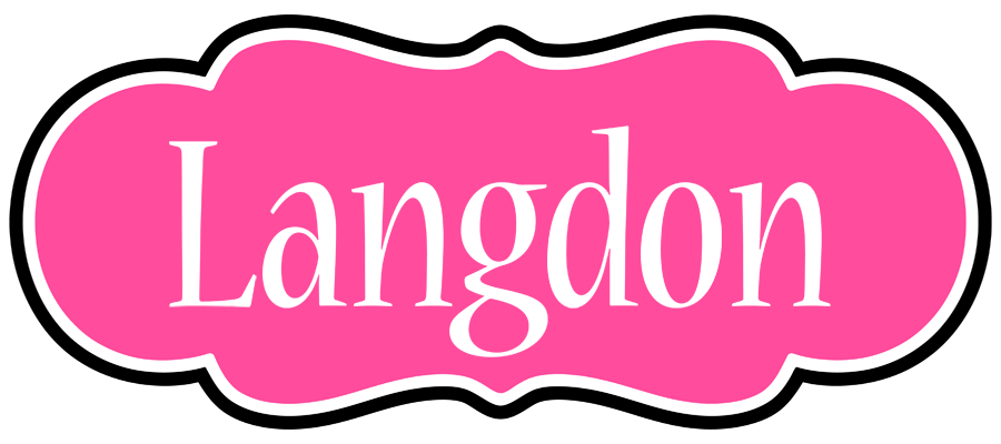 Langdon invitation logo