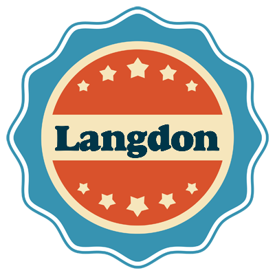 Langdon labels logo