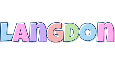 Langdon pastel logo