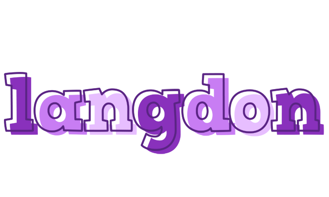 Langdon sensual logo