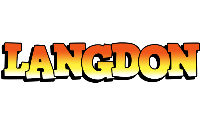 Langdon sunset logo