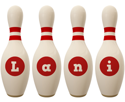 Lani bowling-pin logo