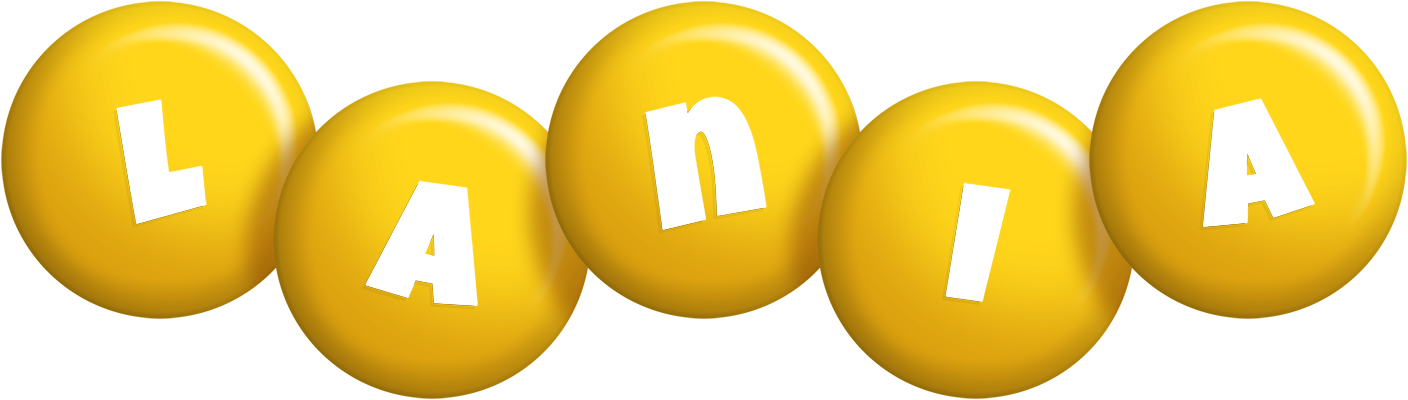 Lania candy-yellow logo