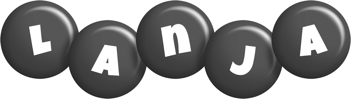 Lanja candy-black logo