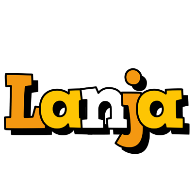 Lanja cartoon logo