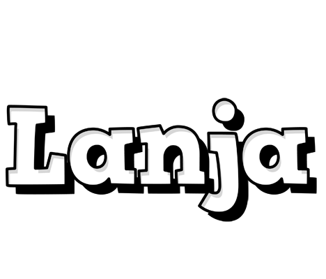 Lanja snowing logo