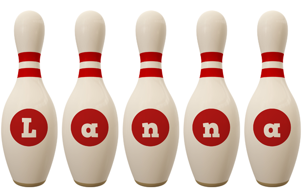 Lanna bowling-pin logo