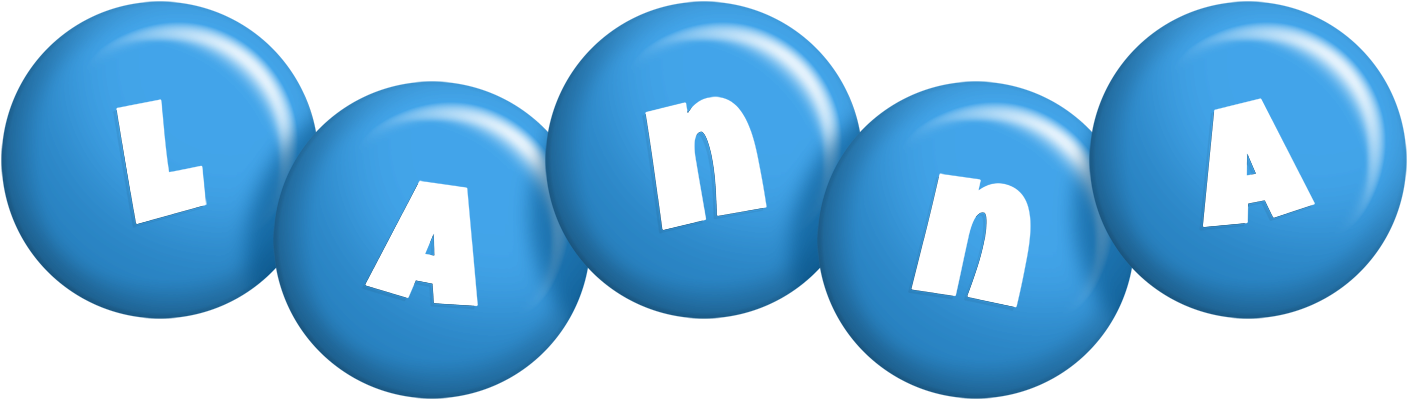 Lanna candy-blue logo