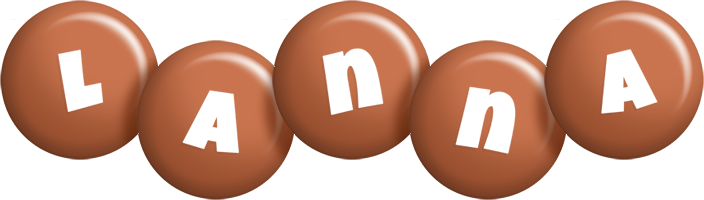 Lanna candy-brown logo