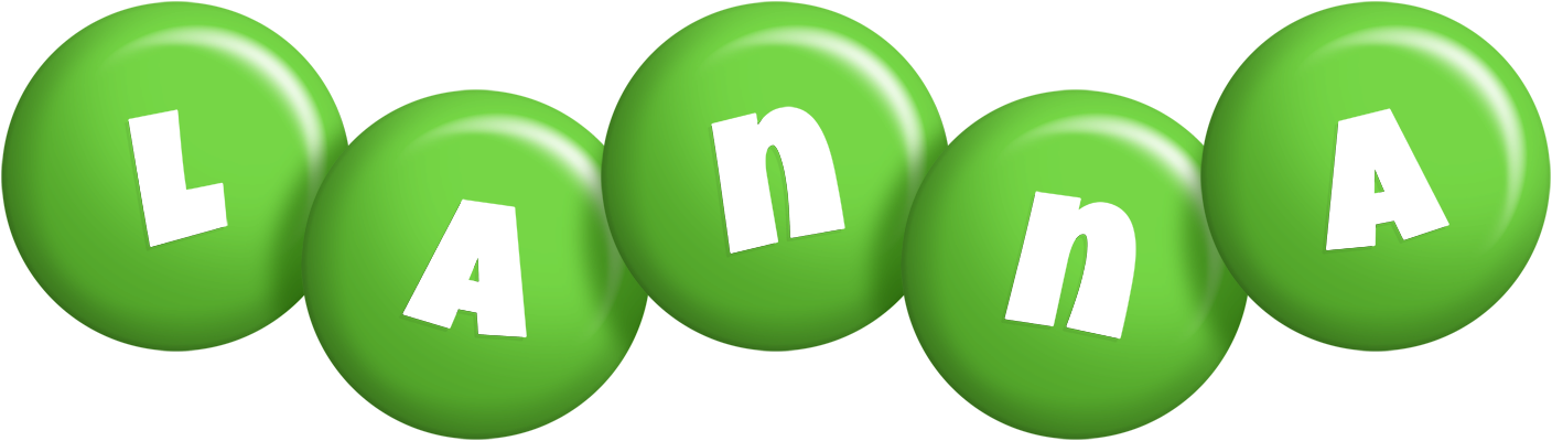 Lanna candy-green logo