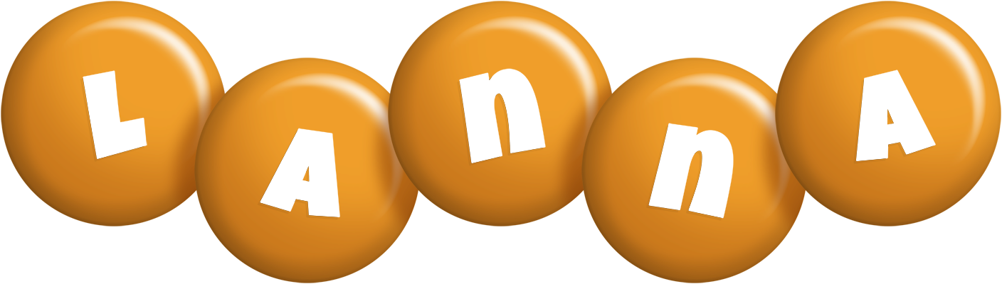 Lanna candy-orange logo