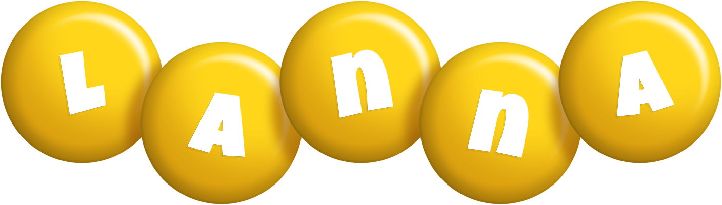 Lanna candy-yellow logo
