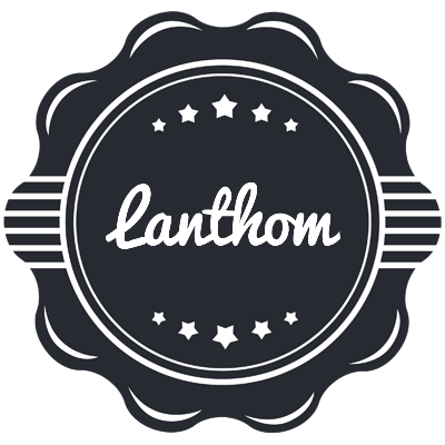 Lanthom badge logo