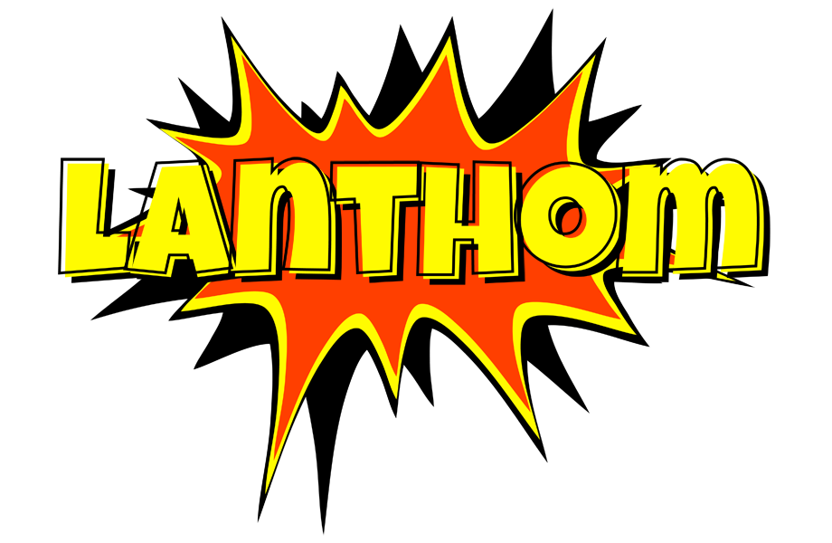Lanthom bazinga logo