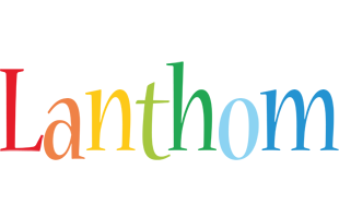 Lanthom birthday logo