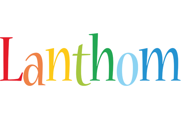 Lanthom birthday logo