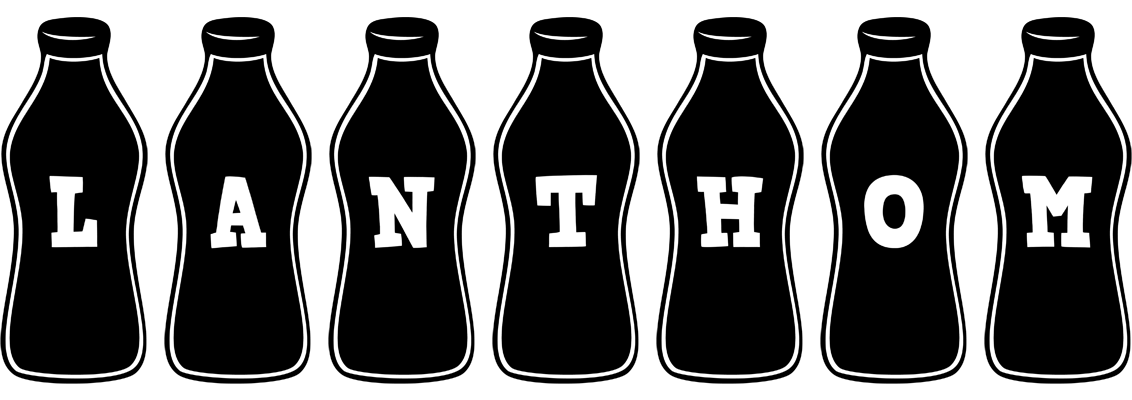 Lanthom bottle logo