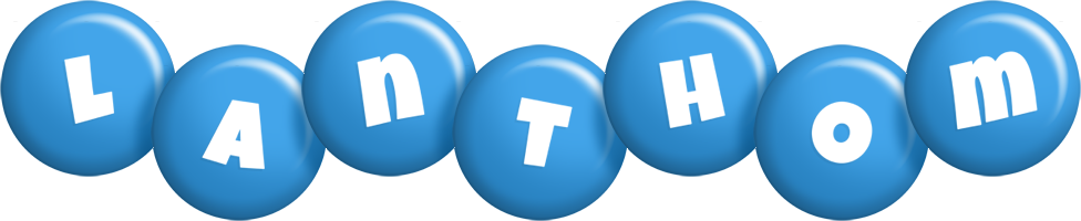 Lanthom candy-blue logo