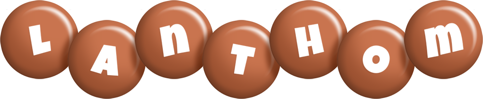 Lanthom candy-brown logo