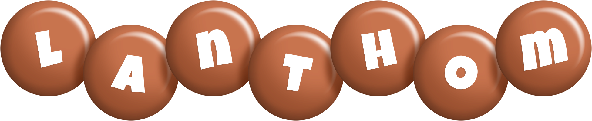 Lanthom candy-brown logo