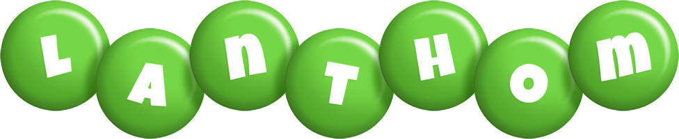 Lanthom candy-green logo