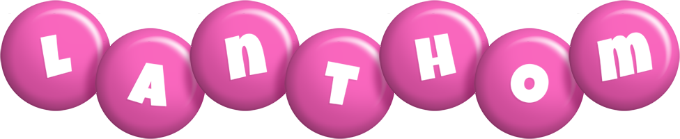 Lanthom candy-pink logo