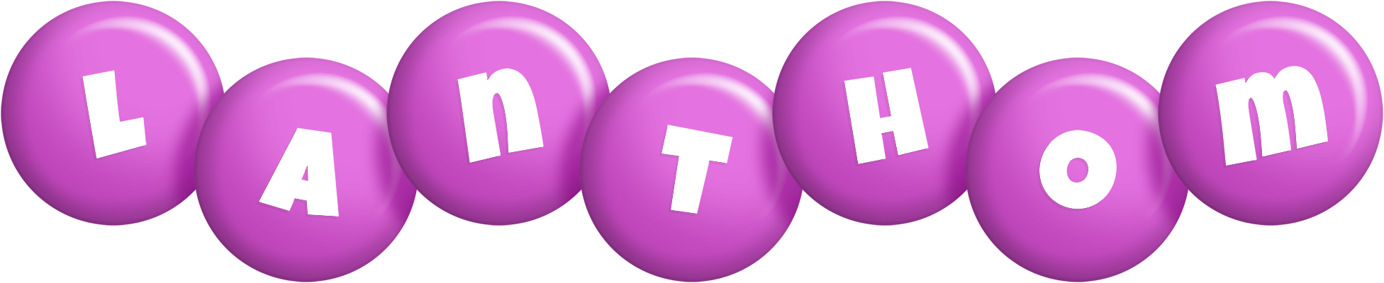 Lanthom candy-purple logo