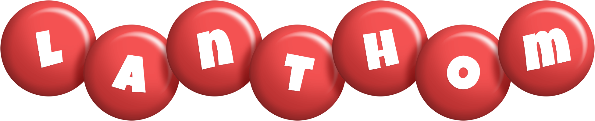 Lanthom candy-red logo