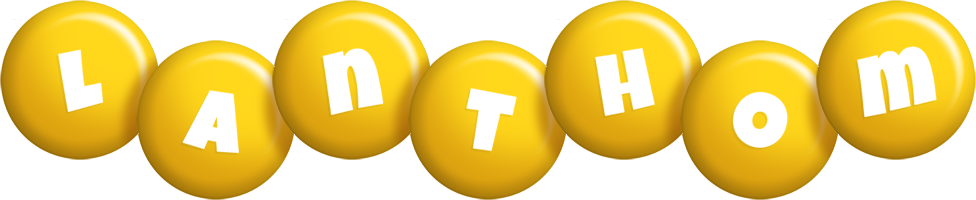 Lanthom candy-yellow logo