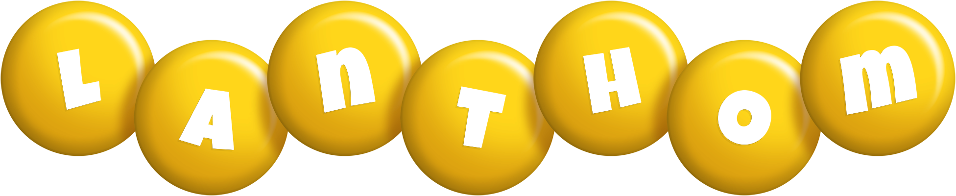 Lanthom candy-yellow logo
