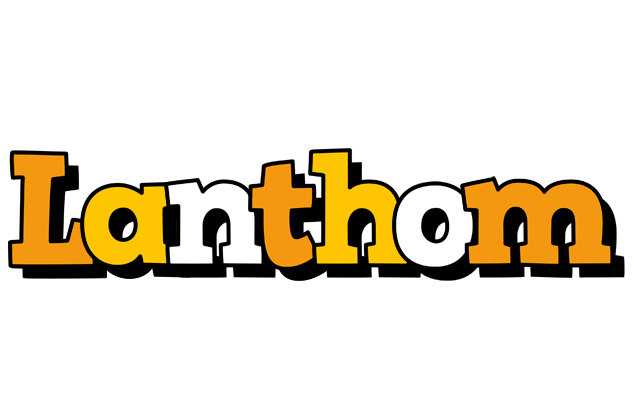 Lanthom cartoon logo