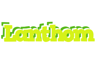 Lanthom citrus logo