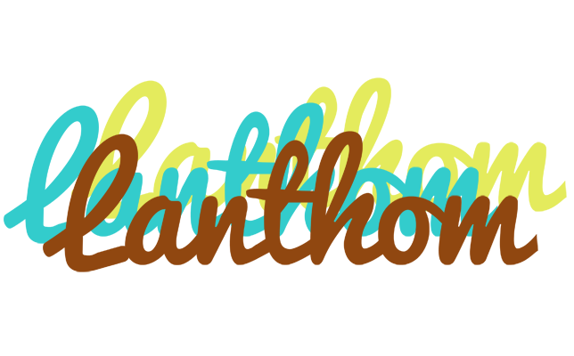 Lanthom cupcake logo