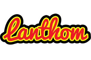 Lanthom fireman logo