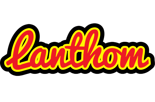 Lanthom fireman logo