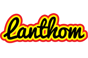 Lanthom flaming logo