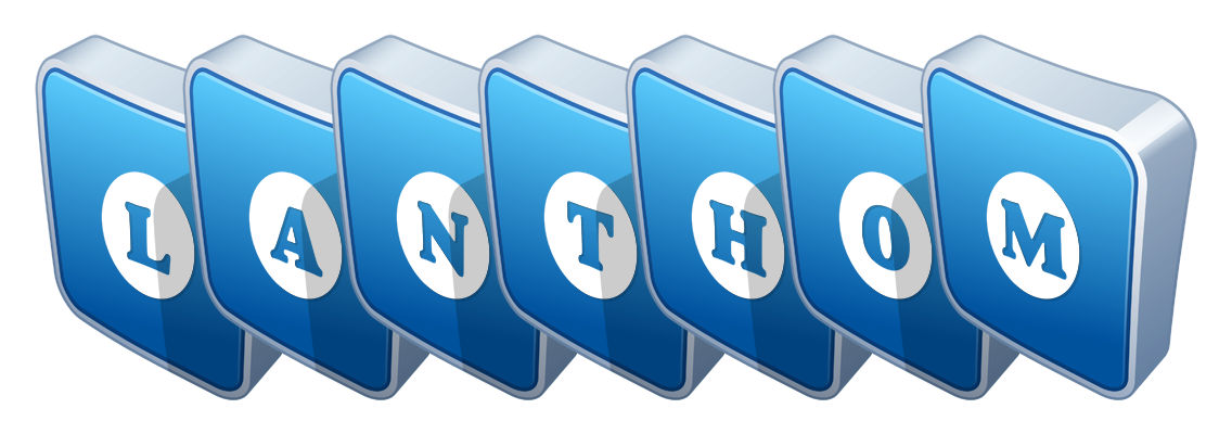 Lanthom flippy logo
