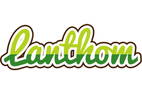 Lanthom golfing logo