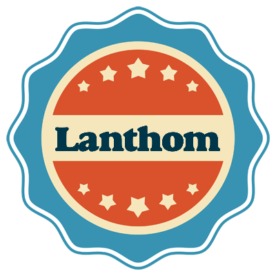 Lanthom labels logo