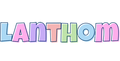 Lanthom pastel logo