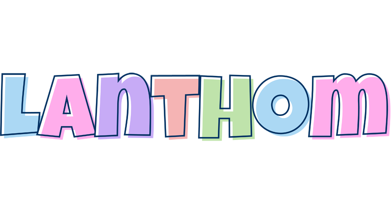 Lanthom pastel logo