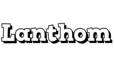 Lanthom snowing logo