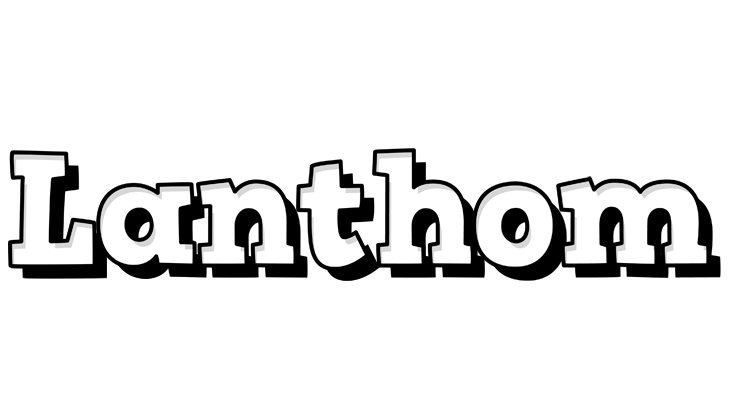 Lanthom snowing logo