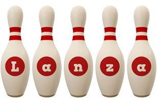 Lanza bowling-pin logo