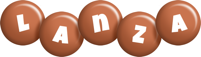 Lanza candy-brown logo