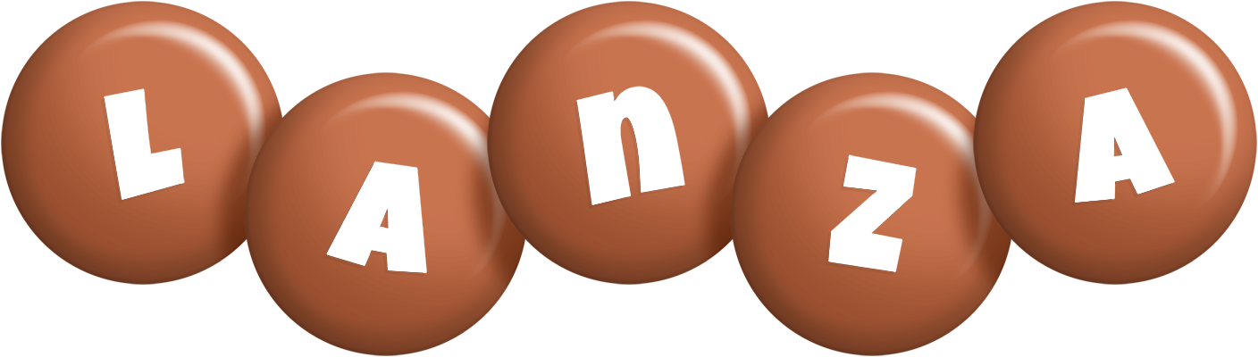 Lanza candy-brown logo