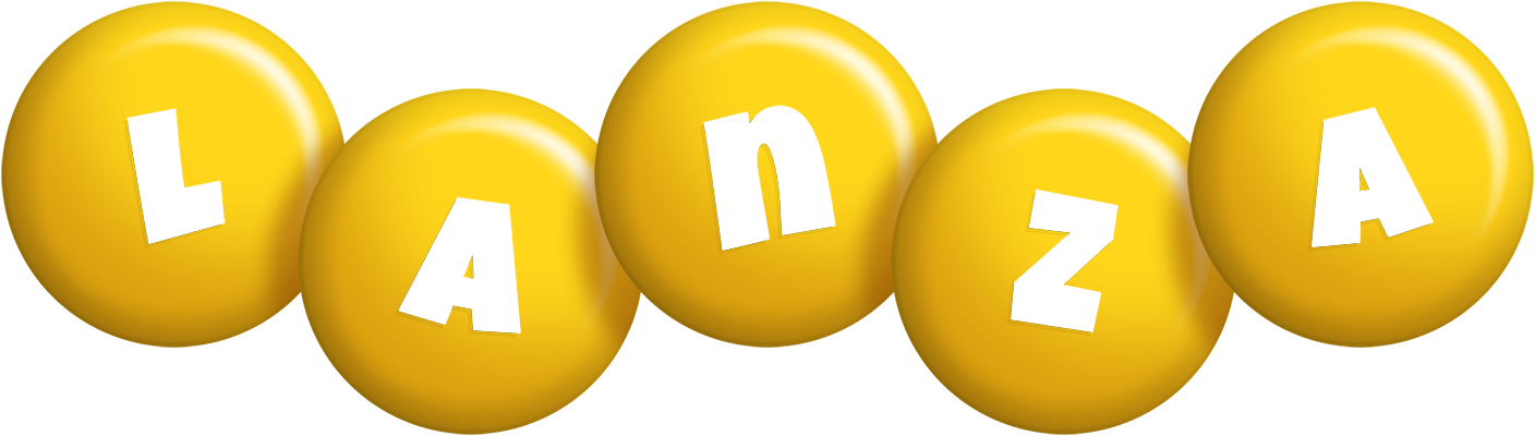 Lanza candy-yellow logo