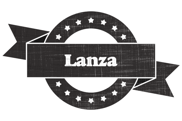 Lanza grunge logo