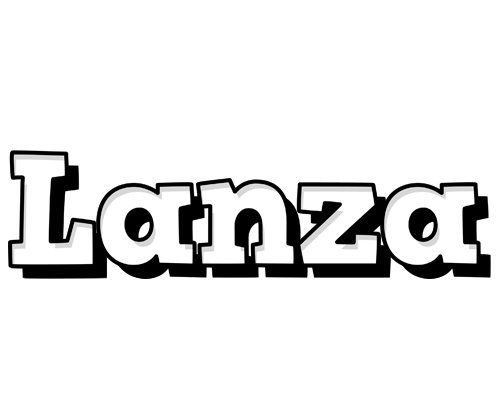 Lanza snowing logo