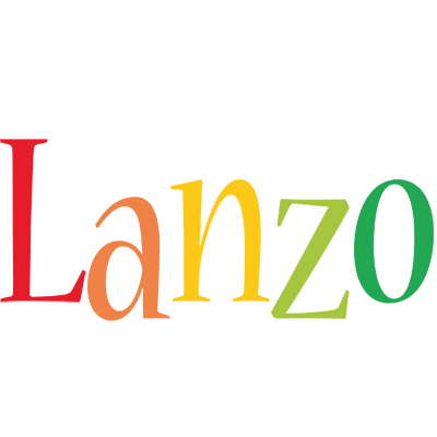 Lanzo birthday logo